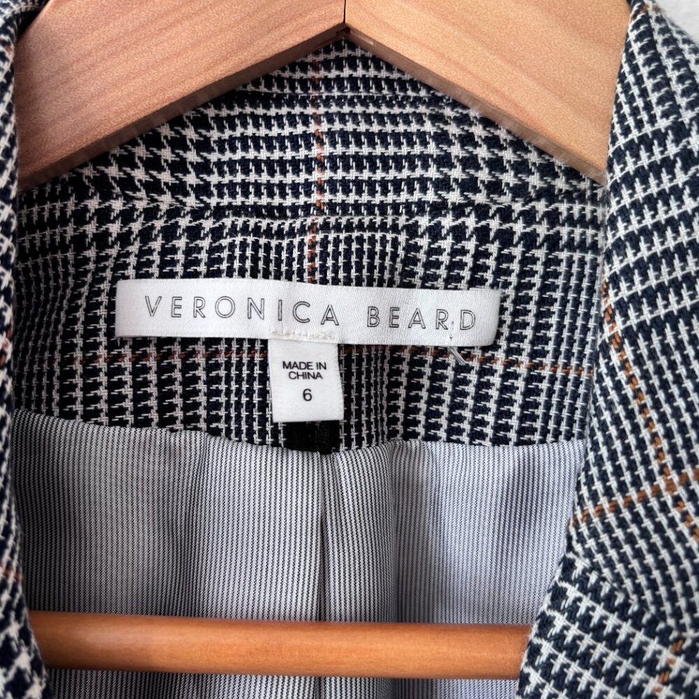 Veronica Beard Cutaway Linen Cotton Dickey Jacket - Picture 7 of 7